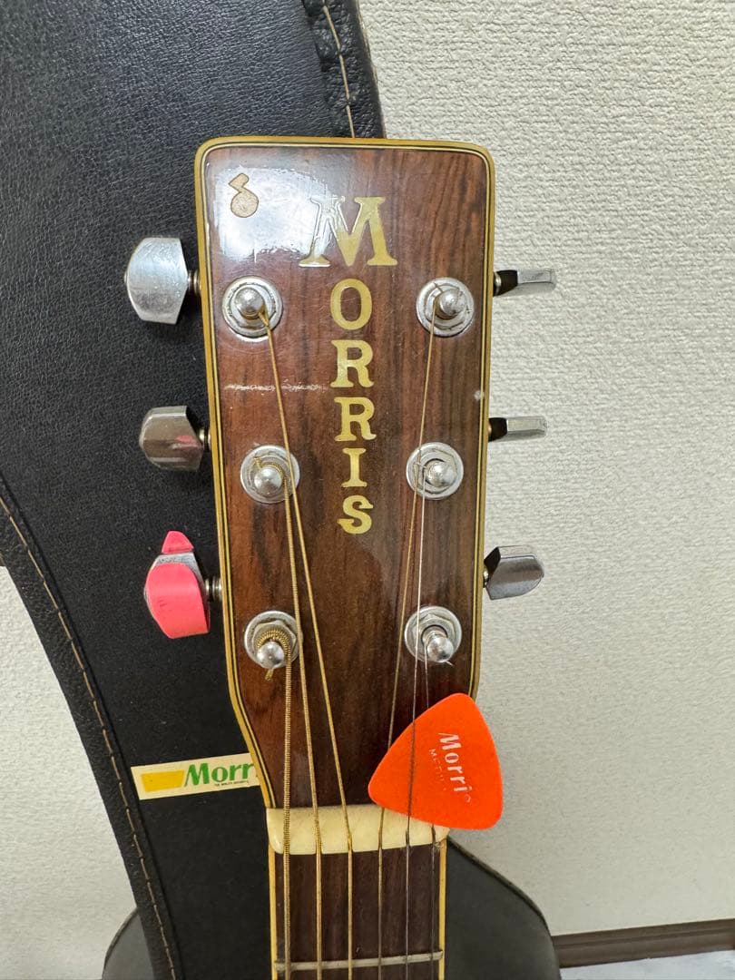 Morris W-40 アコースティックギター ハードケース付 レトロ モーリス