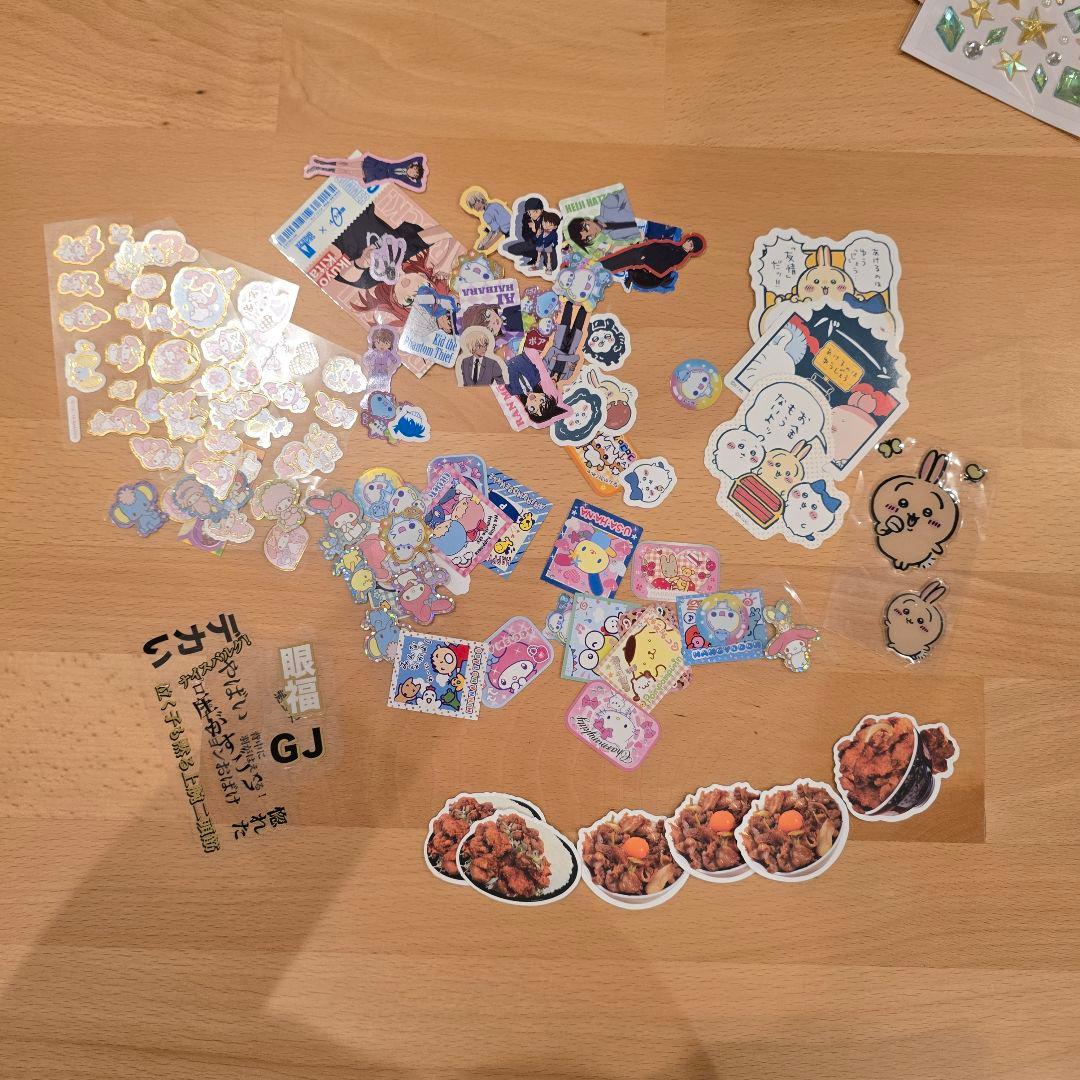 シール帳完成品、使いかけシール詰め合わせセット