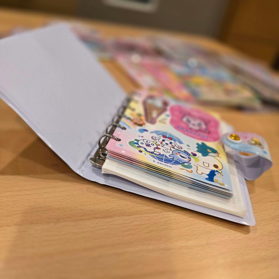 シール帳完成品、使いかけシール詰め合わせセット