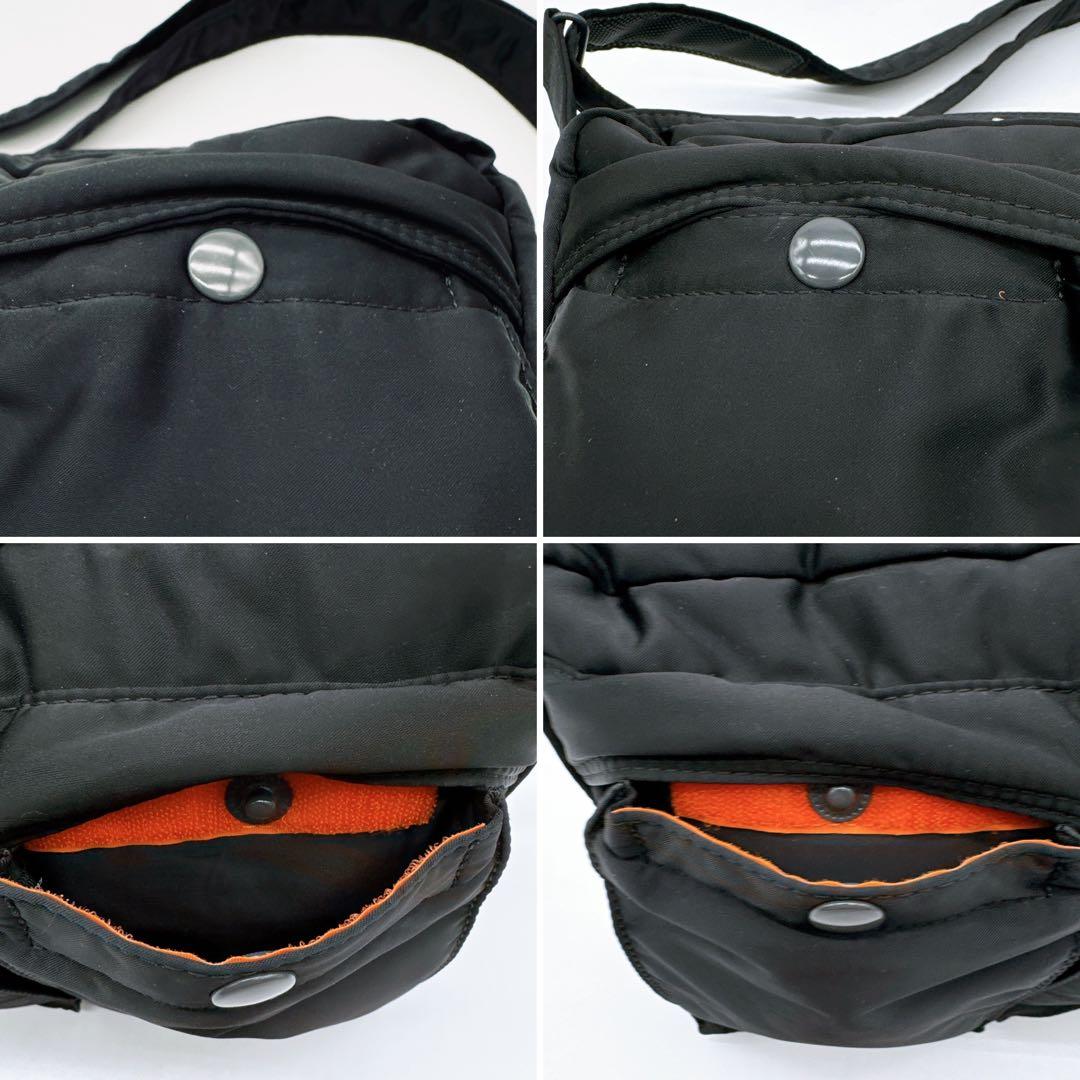 【PORTER】タンカー ショルダーバッグ (L) ブラック 2層