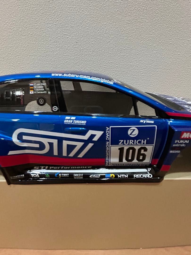 タミヤ SUBARU WRX STI ラジコンボディ メタリックブルー　未使用