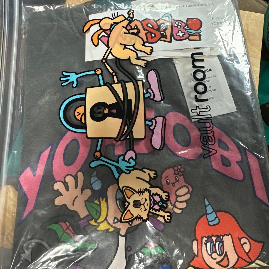 【限定】YOASOBI×vaultroom Tシャツ Mサイズ チャコール