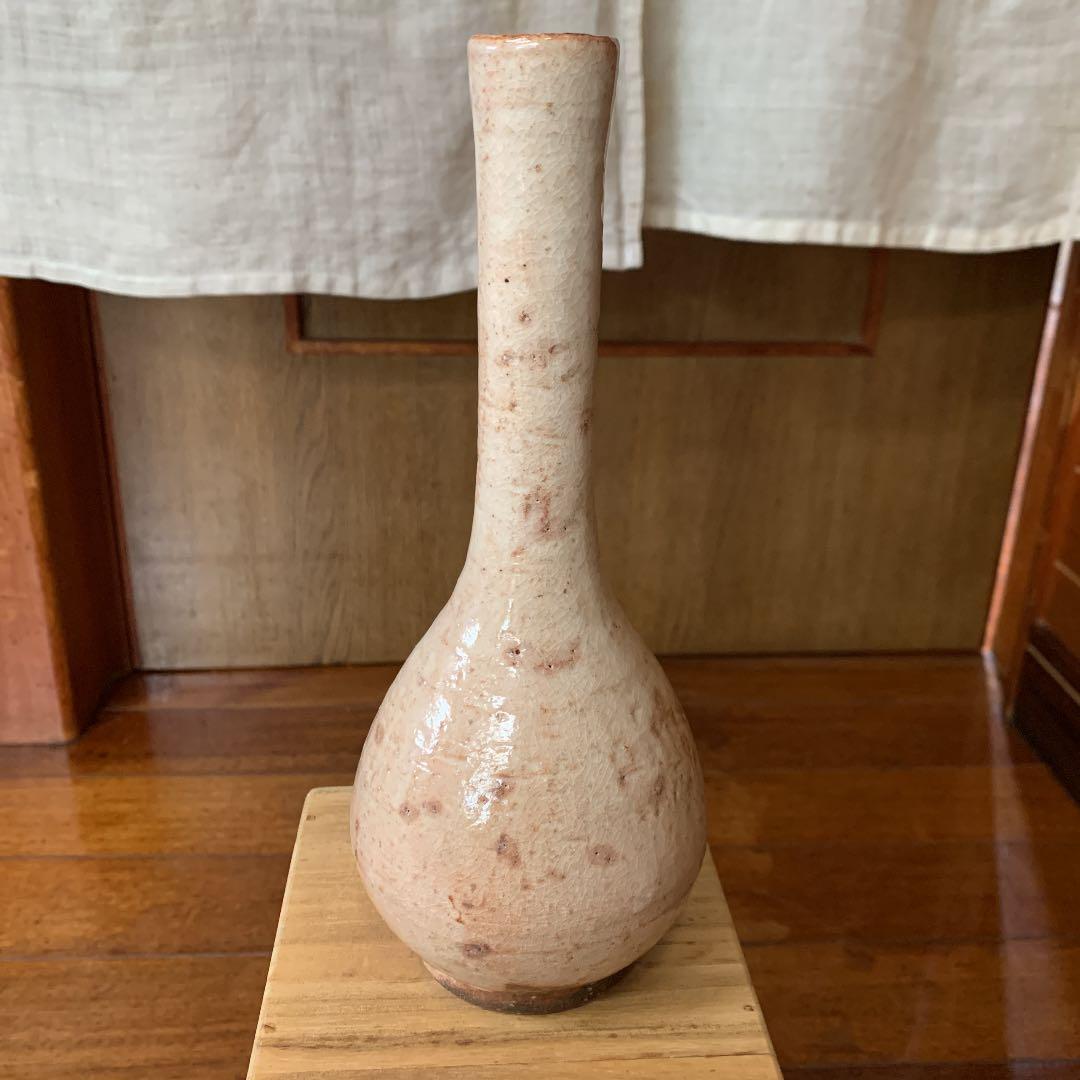 萩焼　大和保男　花瓶