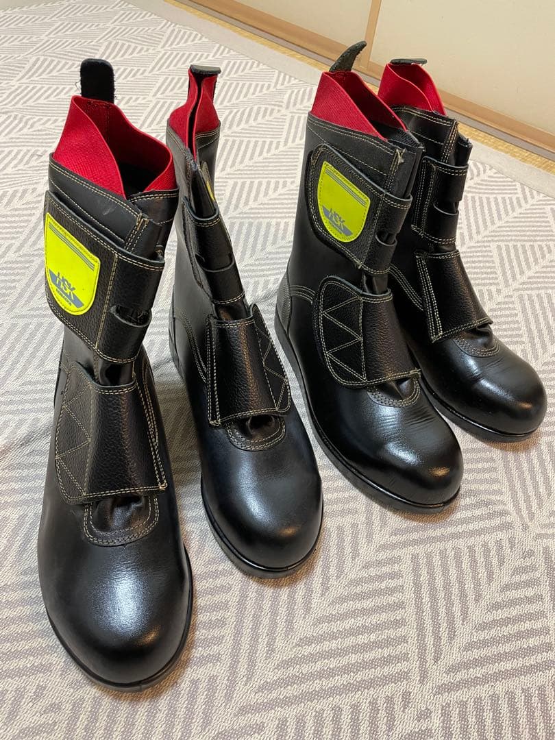 安全靴 27cm 黒/赤 滑り止め　ノサックス　2足