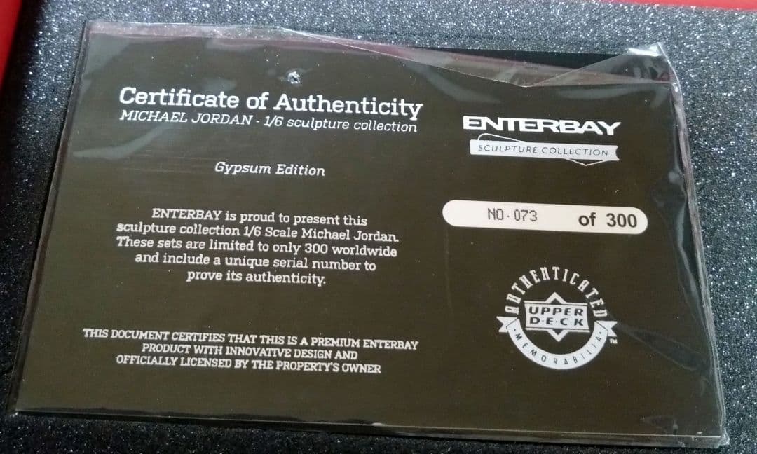白*ダ様 マイケル・ジョーダン　スカルプチャーコレクション　1/6 エンターベイ