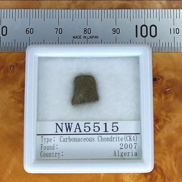 炭素質隕石！ カルーンダ・タイプ NWA5515 隕石　標本
