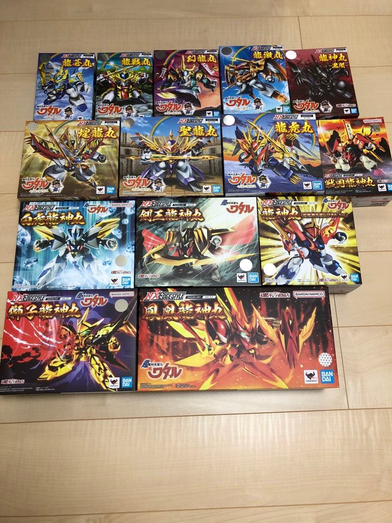 魔神英雄伝ワタル　ネクスエッジスタイル　ロボット魂　計15体セット　開封済