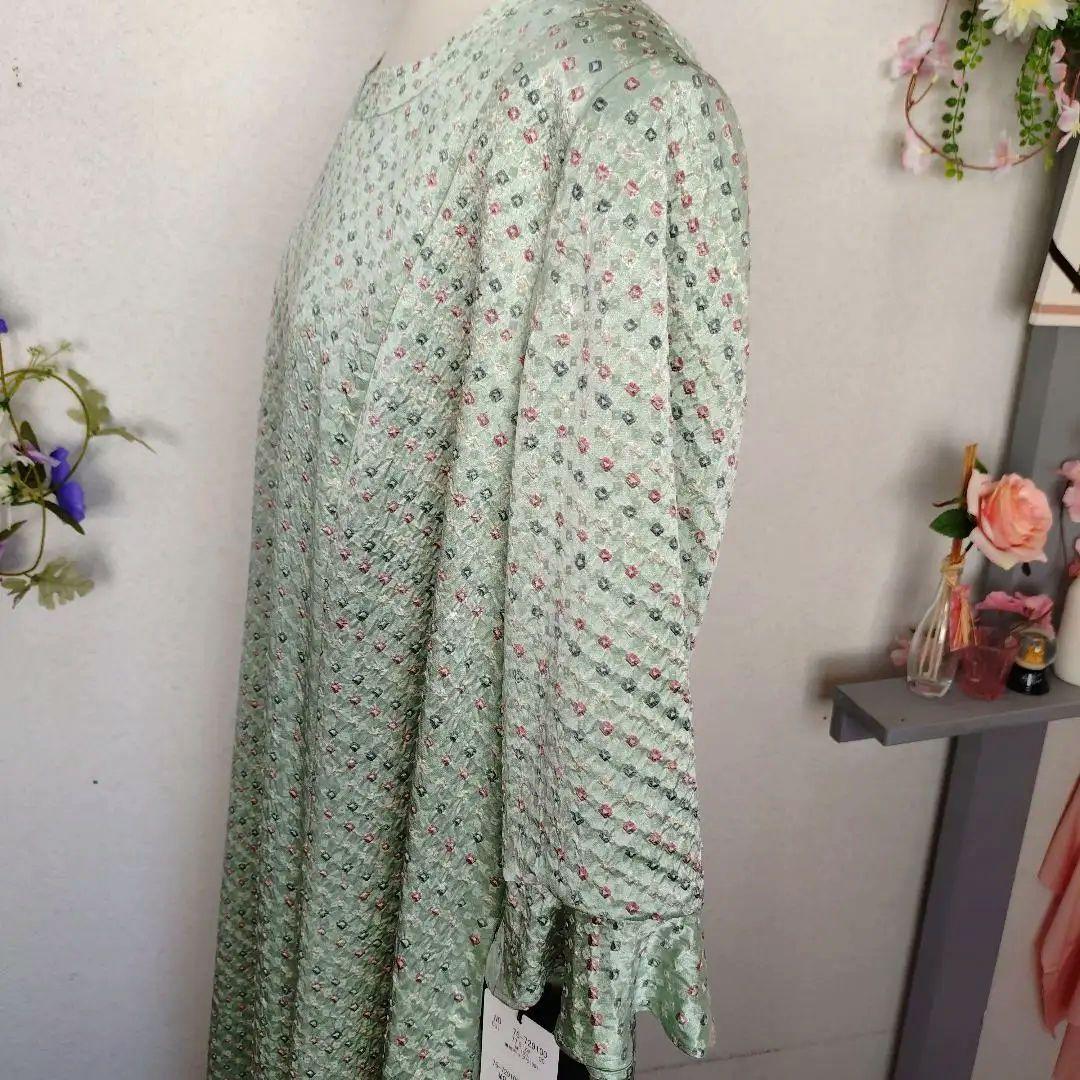 小*豆様 kiyoko koga 絹のお仕立て七分袖ワンピース