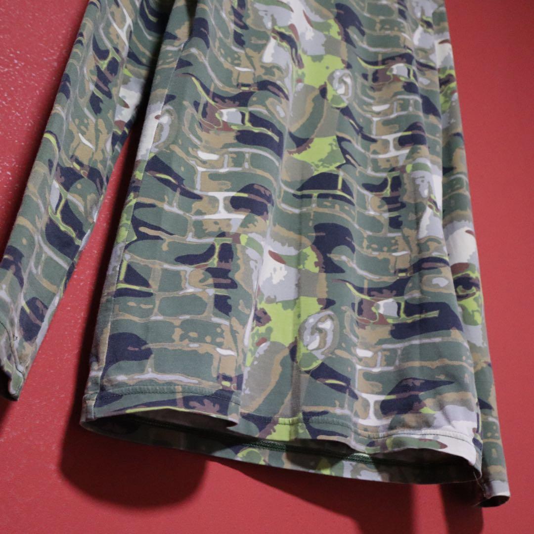 【極希少】Gaultier Jeans 迷彩 ヒト柄 タートルネック ロンT