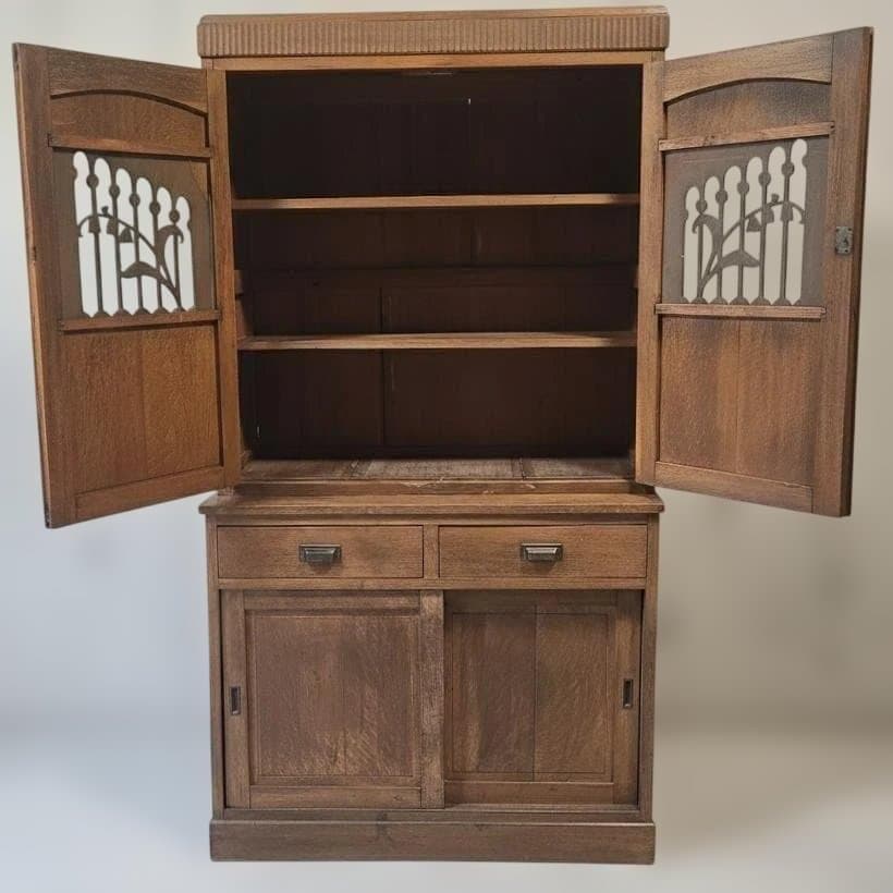 アンティーク 木製 レトロモダン ノスタルジック 飾り棚 和洋折衷 昭和レトロ