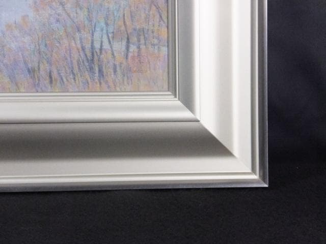 扇 敏之　落款印譜　共シール『富士展望』日本画　岩絵具彩色 10号 0801D