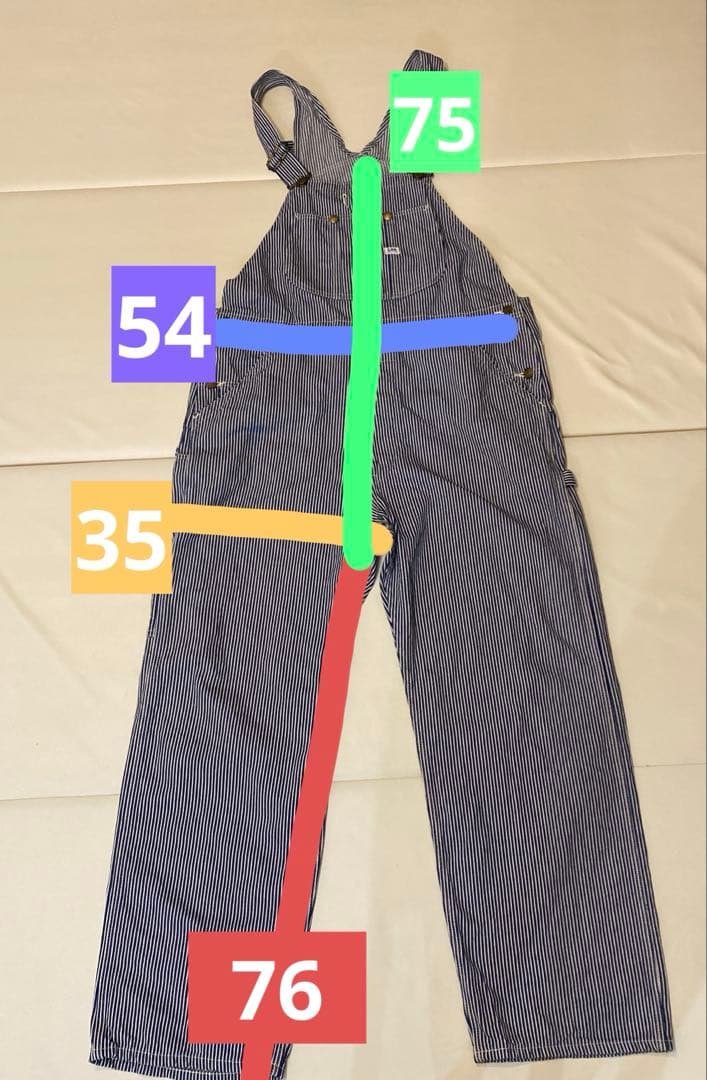 Lee メンズ オーバーオール　XL