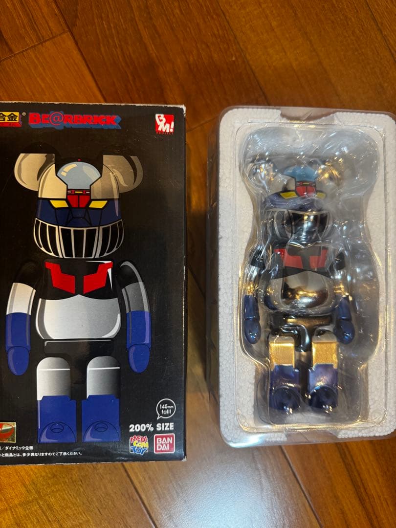 BE@RBRICK超合金　ベアブリック　マジンガーZ (メッキバージョン）