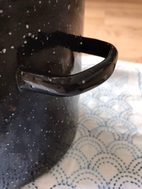 USAアンティーク　アウトドアポット＆プレート4枚