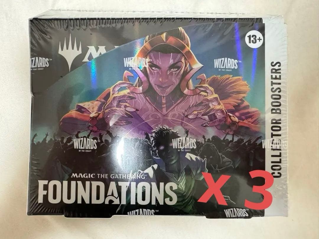 MTG 《ファウンデーションズ 》コレクター・ブースターBOX 英語 3個