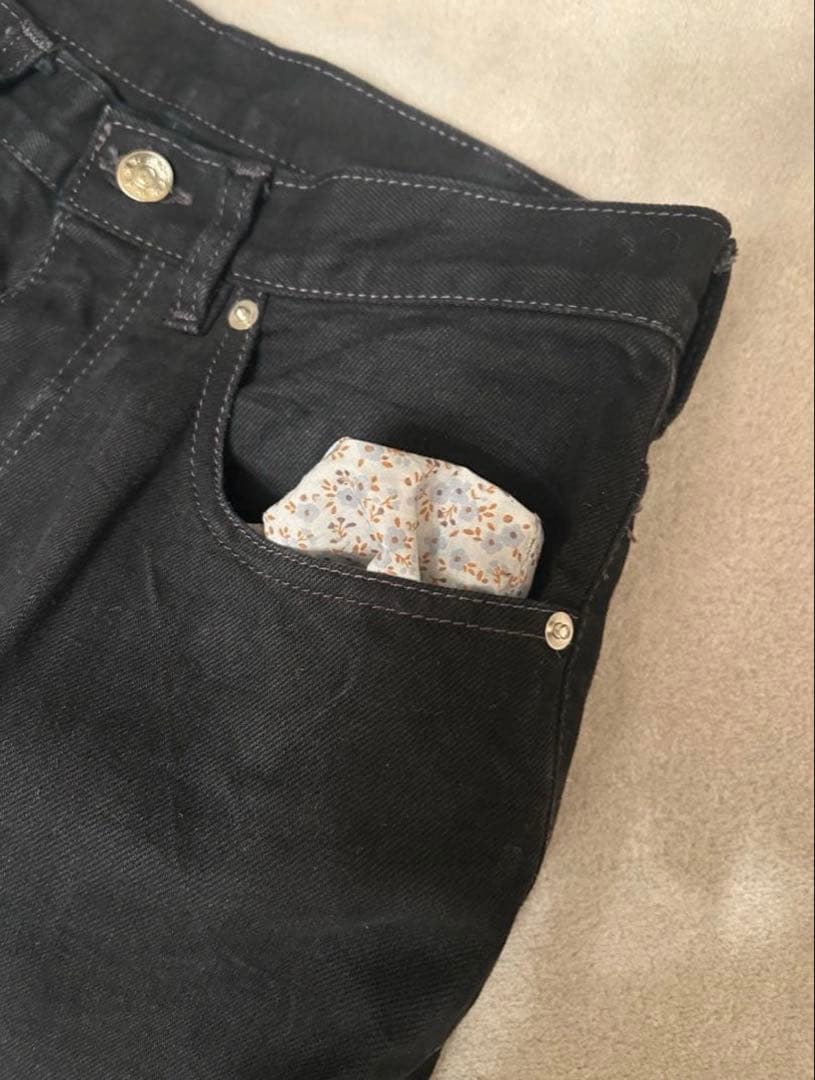 パンツ fadepants black baggy denim