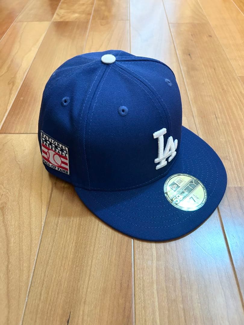 新品 ドジャース59FIFTY キャップ アメリカ野球殿堂パッチ