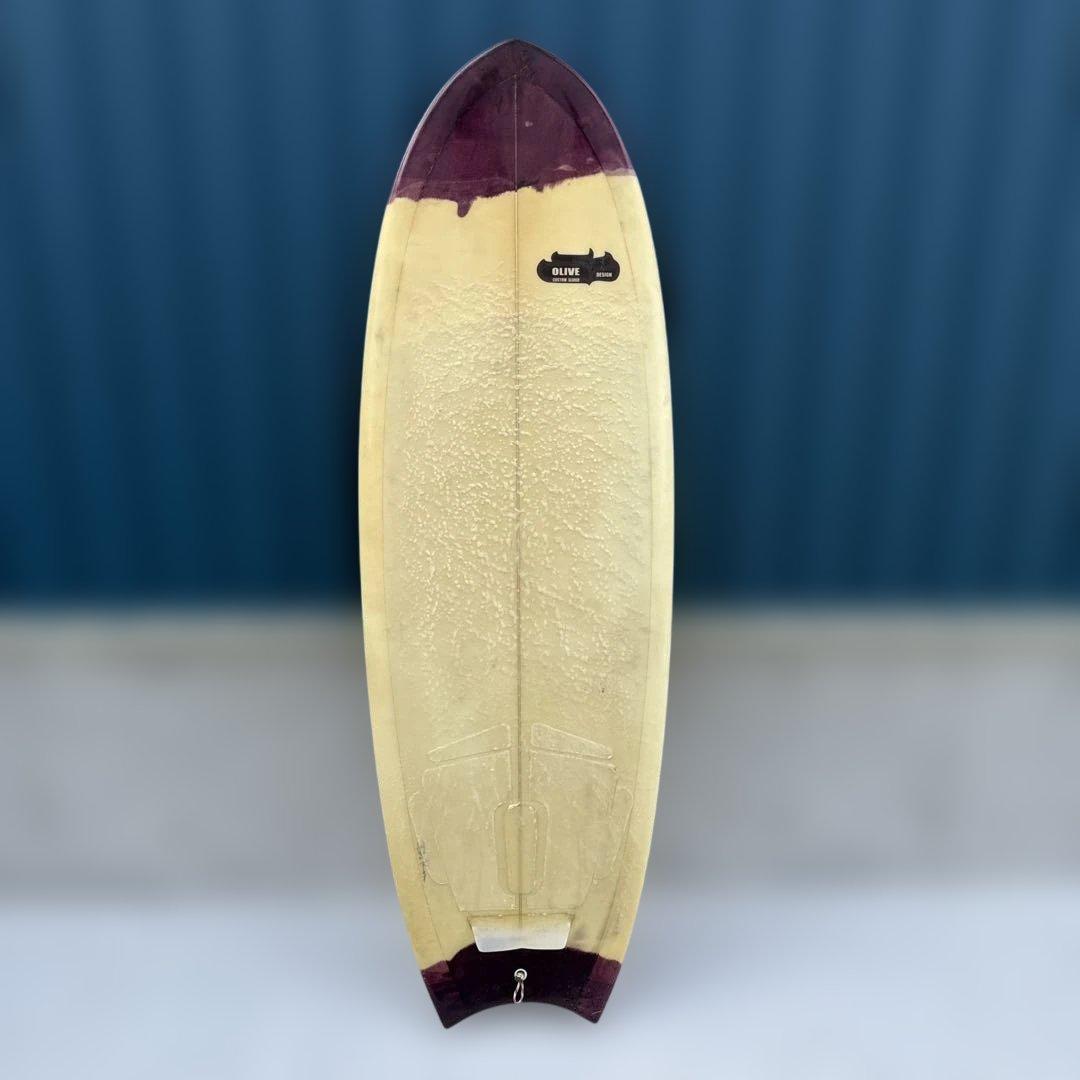 5’2”OLIVE CUSTOM SLIDER ショートボード