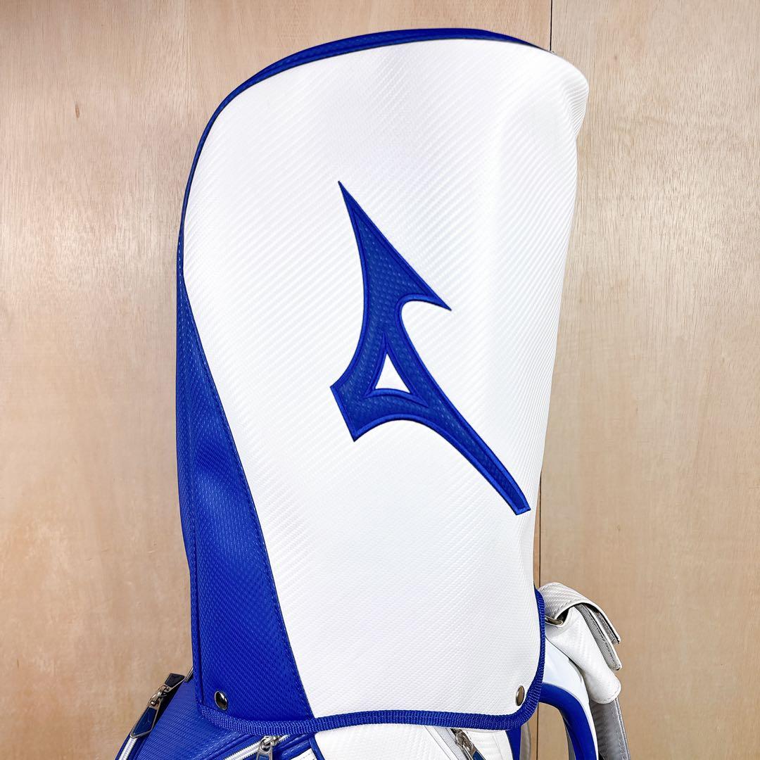 ★美品 MIZUNO キャディバッグ 9.5型 アスリートツアーレプリカ 美津濃