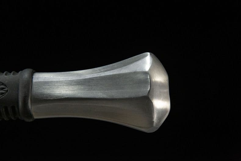 黒鞘 西洋剣 古兵器 武具 手鍛造打 鋼刀 冷兵器 護身工具 贈り物 長剣