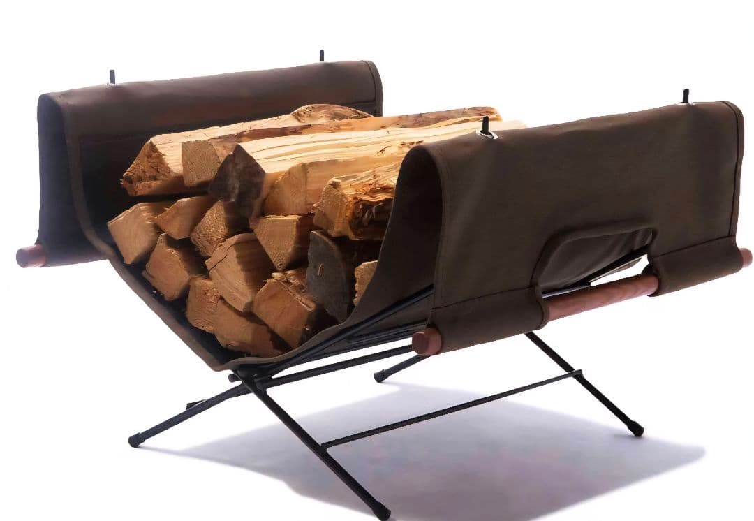 新品ハングアウト、スタッキングテーブル、フィールドラック、ログキャリースタンド