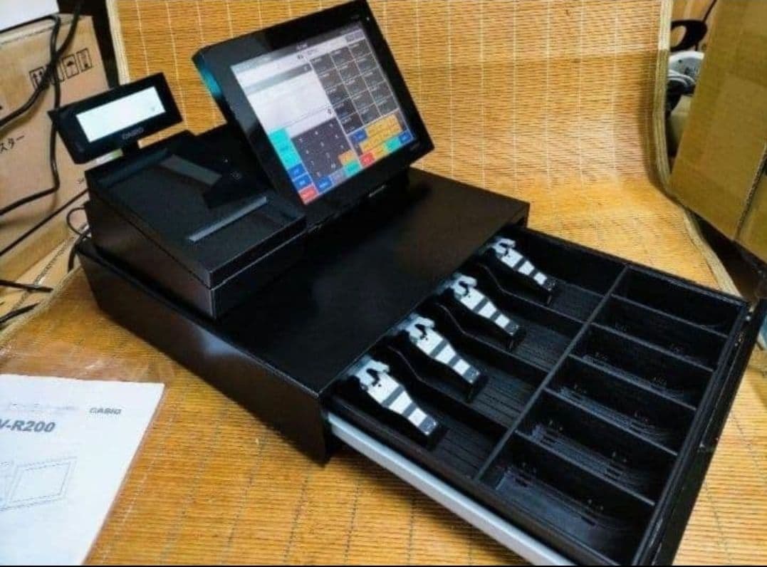 カシオレジスター　V-R200　タッチ操作　設定無料Android　900222