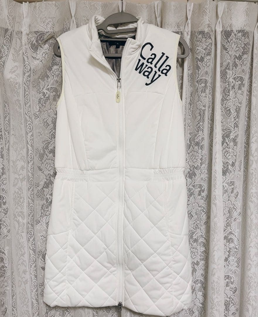 美品です　キャロウェイ　callaway 中綿入り　ワンピース　ベスト　アウター