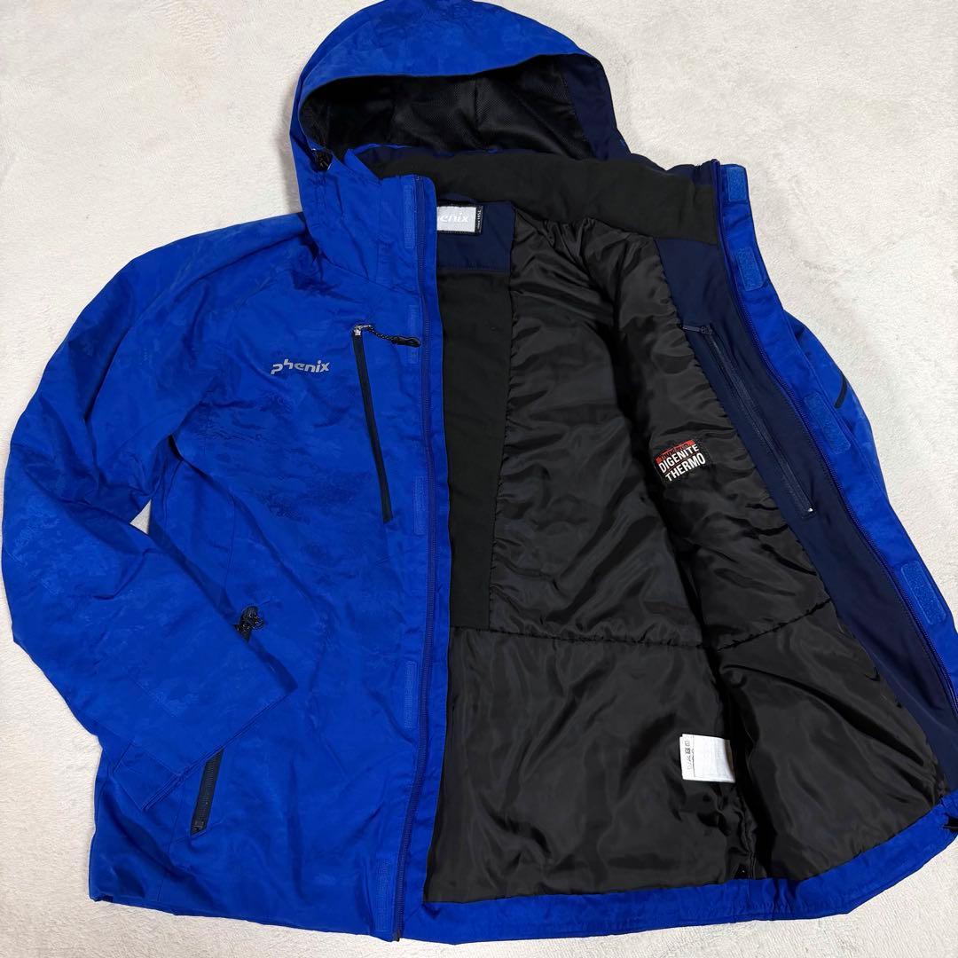 Phenix★フェニックス スキーウェア　セットアップ 上下 メンズL 青　紺