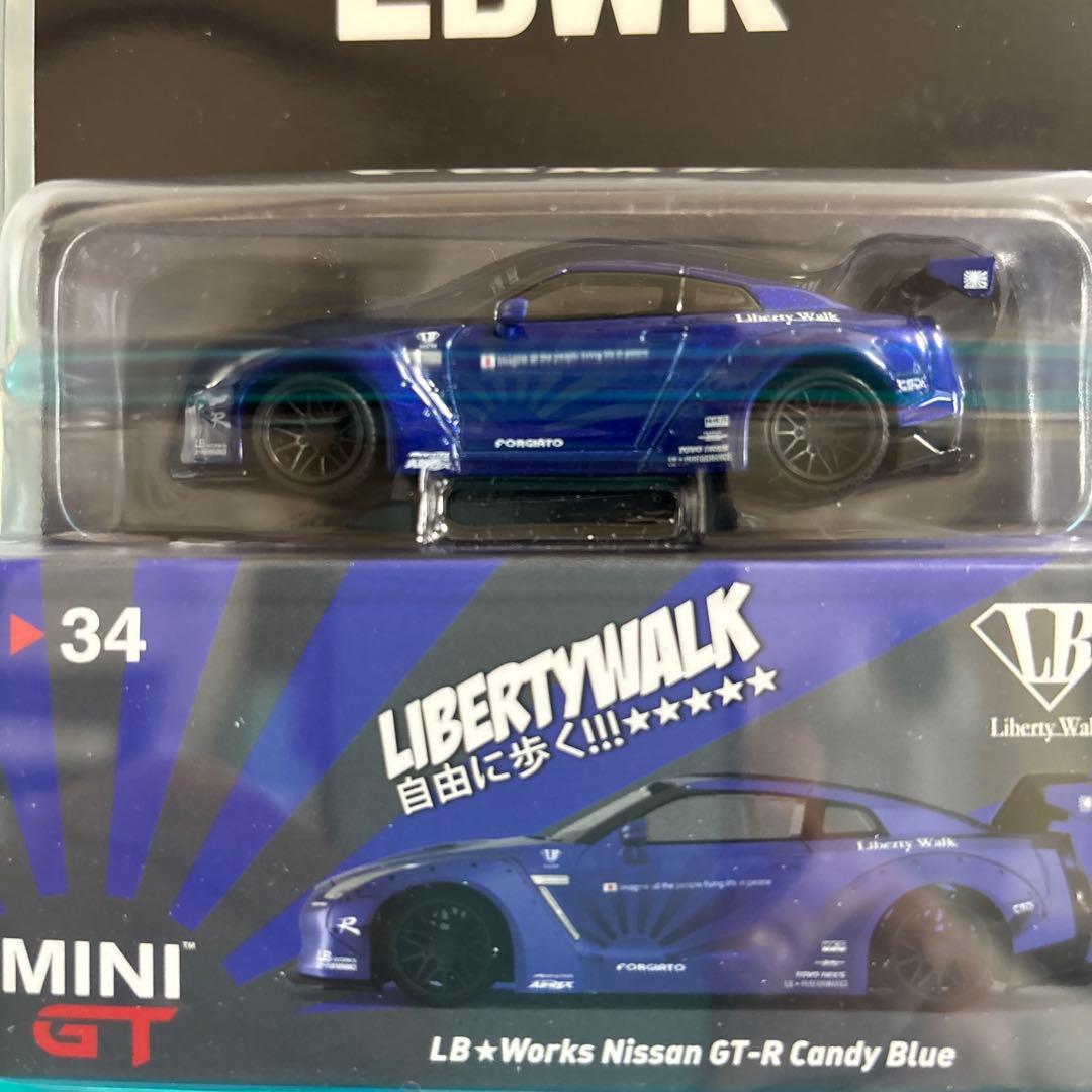 ミニカー MINI GT GT-R 35 Candy Blue