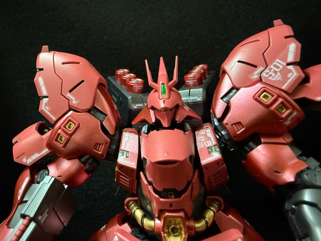 RG サザビー　完成品　全塗装　赤バンダイ