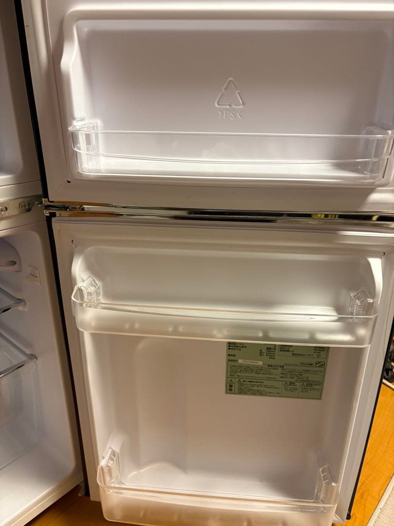 【送料無料‼️】アイリスオーヤマ　冷蔵庫81L レトロスタイル 2ドア✨2022年