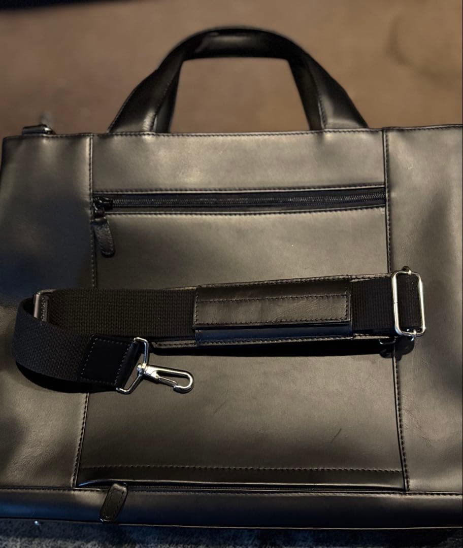 未使用 TRION トライオン　2wayレザー ビジネスバッグ