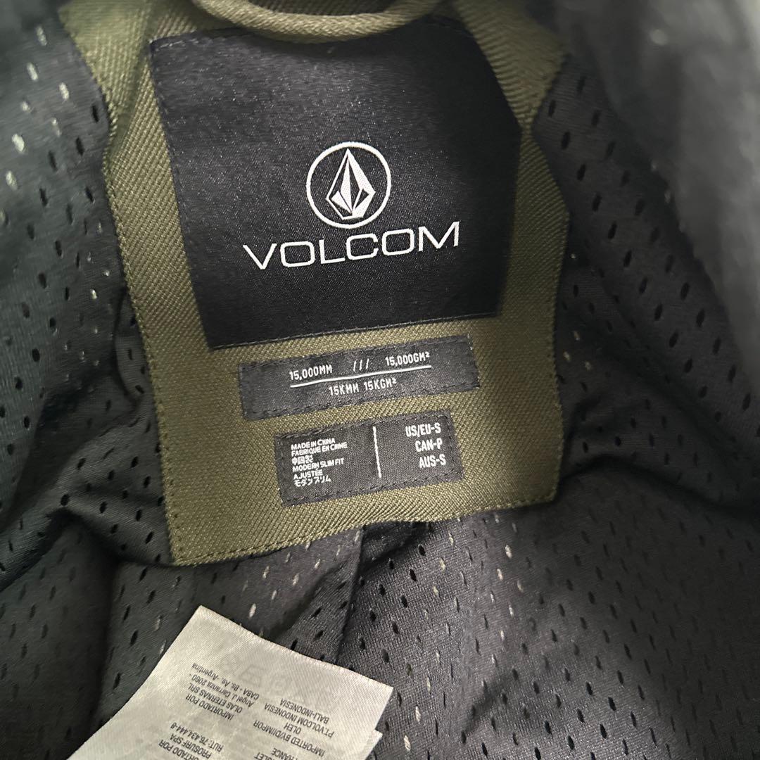 VOLCOM レディース スノーボードパンツ S カーキ