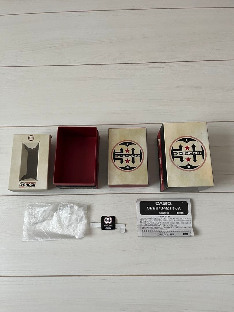 G-SHOCK デジタル腕時計 ブラック　30周年