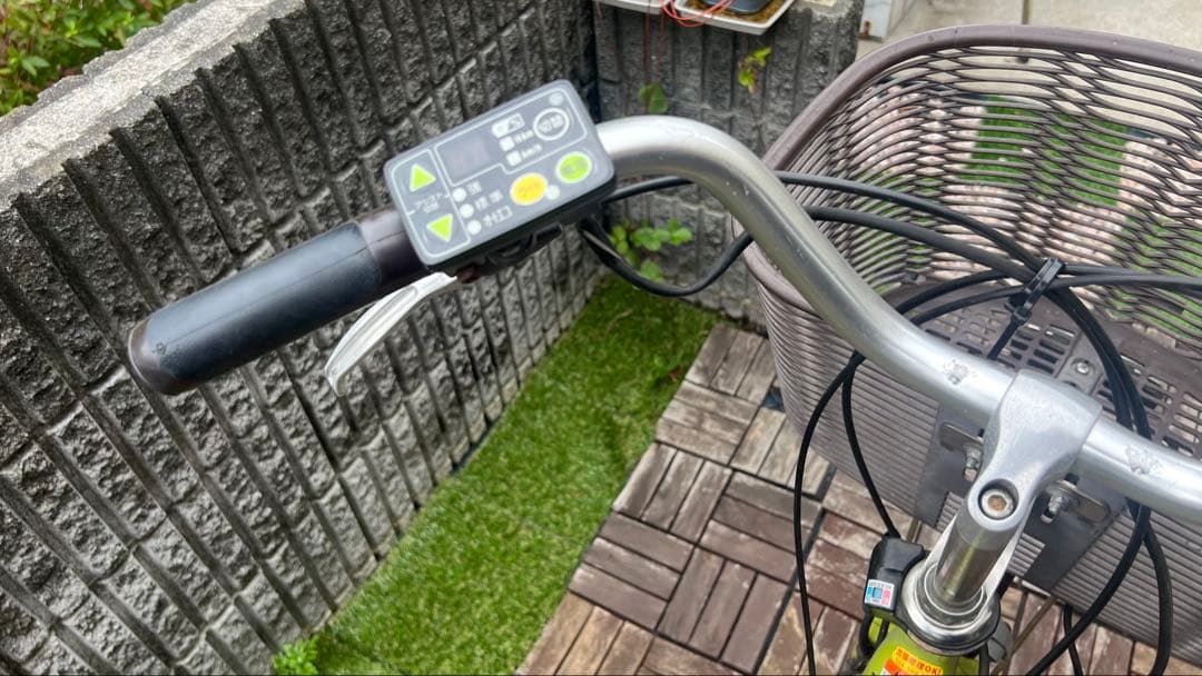 【引き取り】YAMAHA 電動自転車 PAS ナチュラL 子供乗せ グリーン