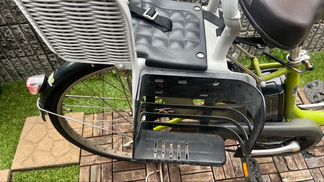 【引き取り】YAMAHA 電動自転車 PAS ナチュラL 子供乗せ グリーン