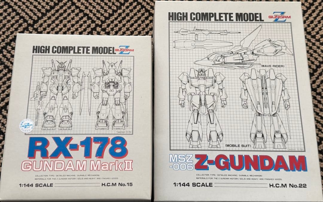 【未使用品2点】ハイコンプリートモデル Zガンダム　ガンダムMK-II