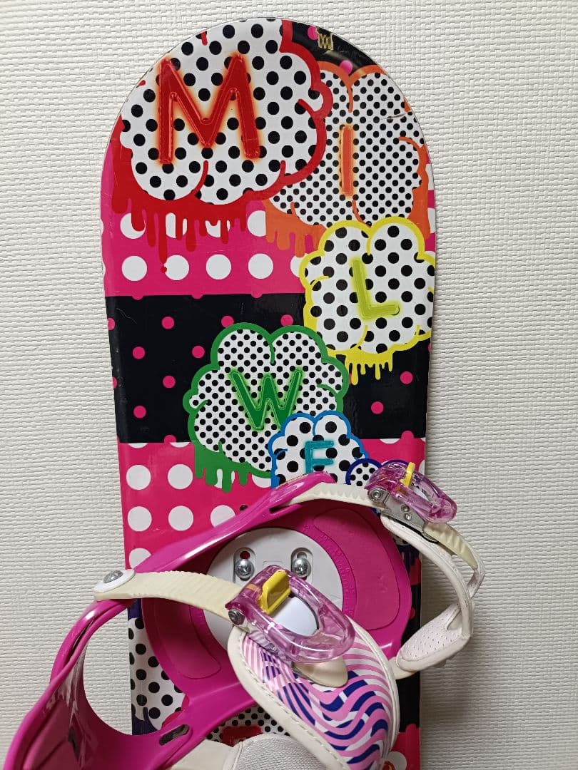 キッズスノーボード IGNIO 110cm ＆Kissmark ビンディング付