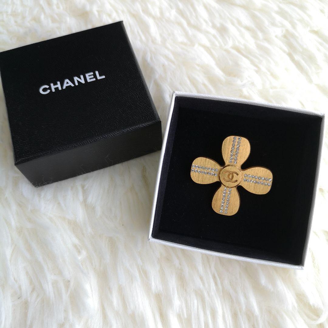 美品 シャネル ピンブローチ 01C 希少 ヴィンテージ 付属品有り