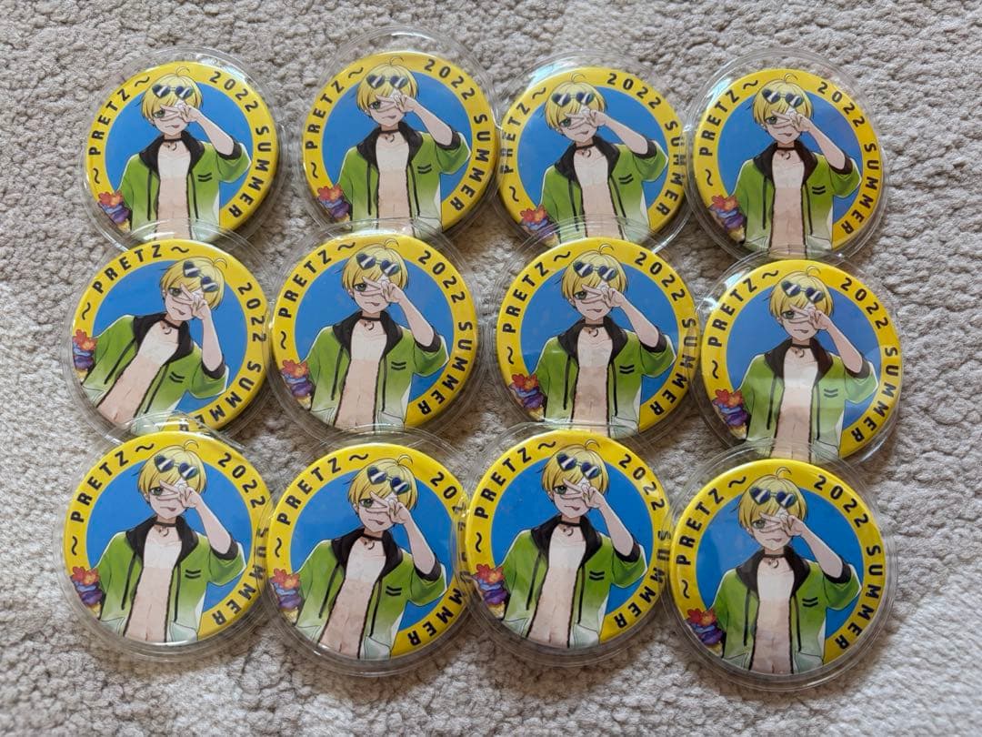 ぷりっつ summer缶バッジ