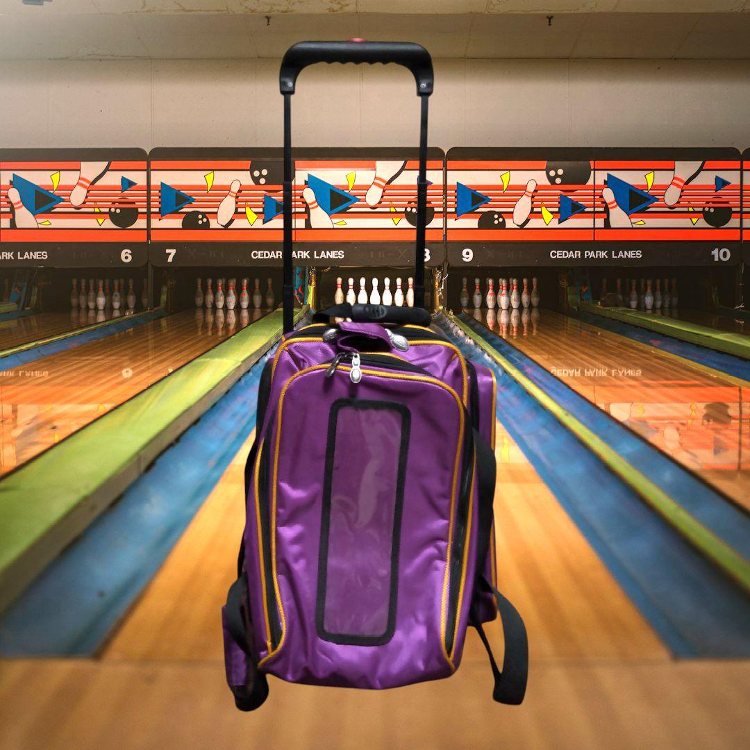 ABSボウリングバッグ◆DYNOTHANE ボウリング用バッグ 紫色