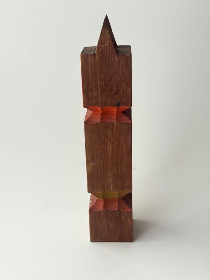 大津絵 鬼の寒念仏 木彫 一刀彫 魔除け こけし 郷土玩具 大