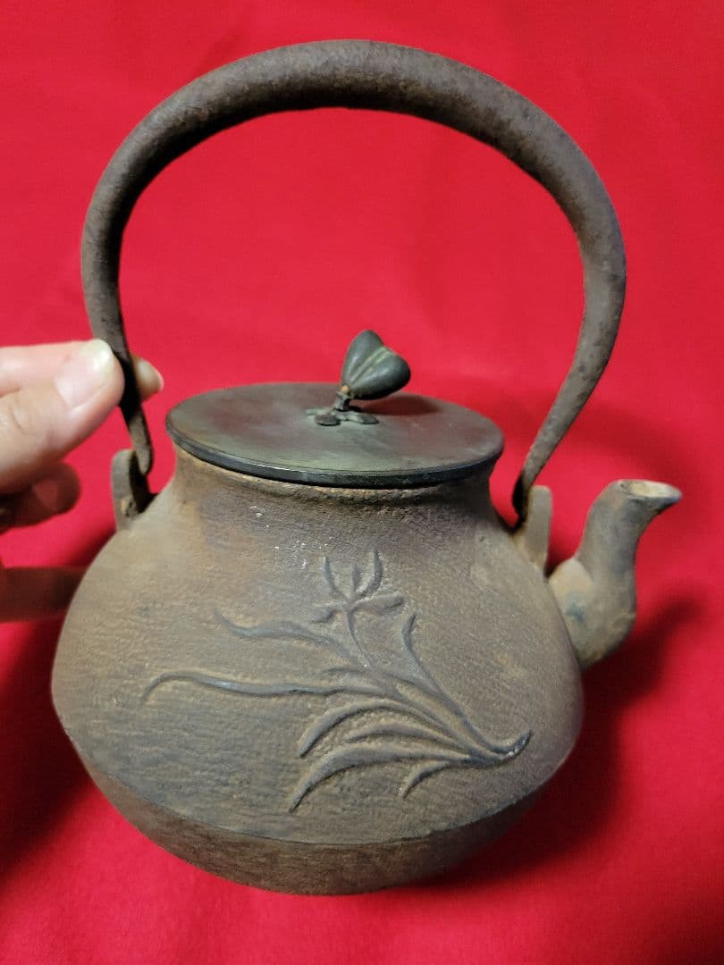 龍文堂造　鉄瓶　アンティーク　希少　骨董品