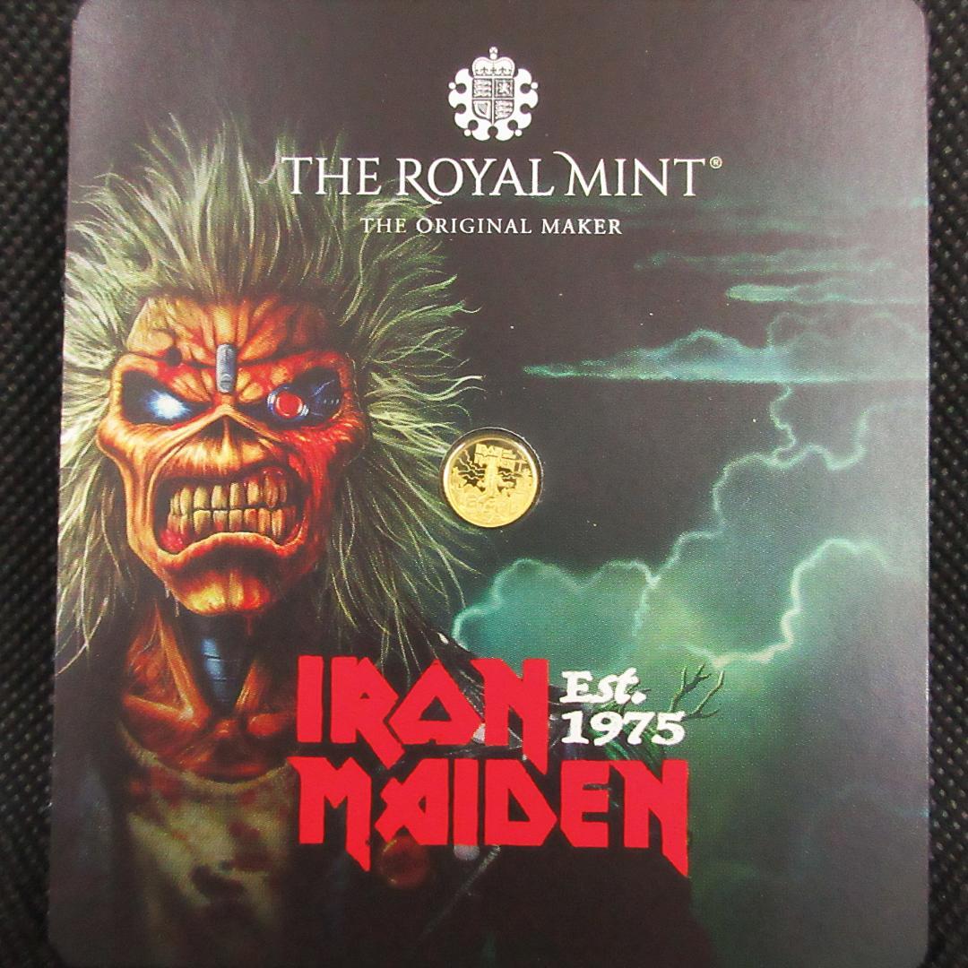最新 ミュージックレジェンド 2025 イギリス 金貨 アイアンメイデン