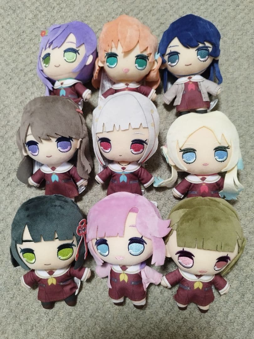 ラブライブ　蓮ノ空学院　きゅるまるぬいぐるみ　全9種セット フリュー