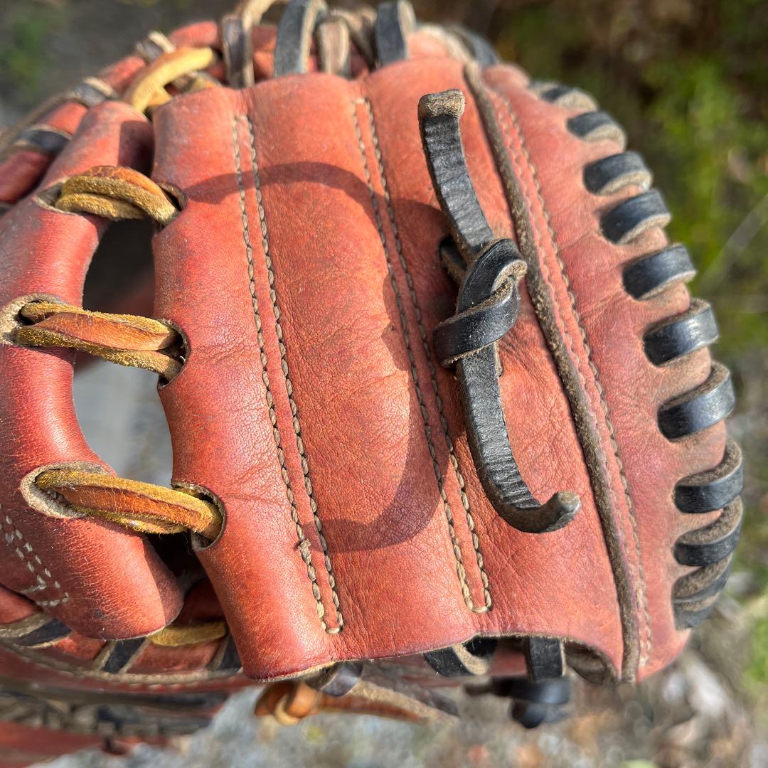 ミズノ グローバルエリートレザーグローブ ブラウン