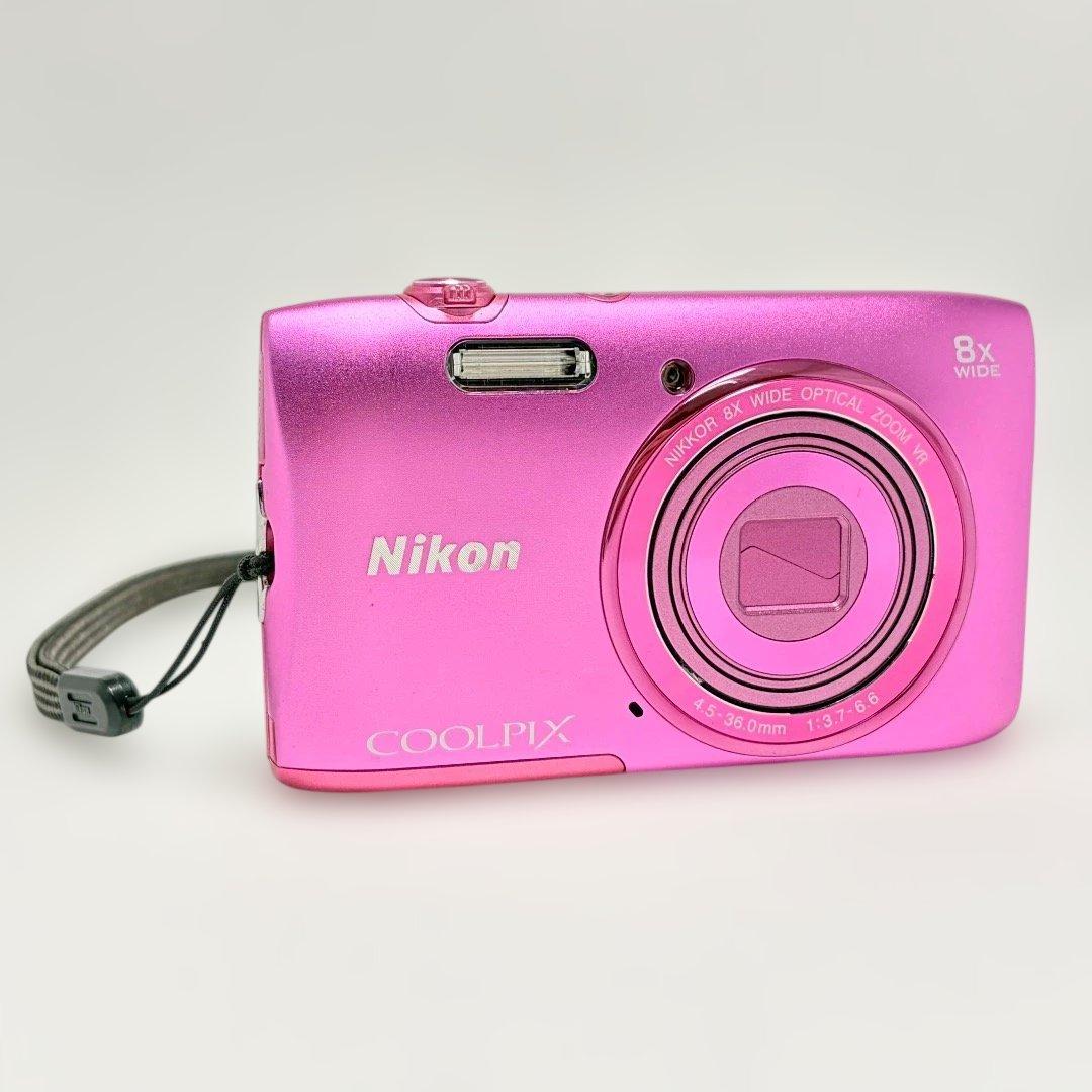 美品✨Nikon COOLPIX S3600 ピンク 動作確認済 送料無料 匿名