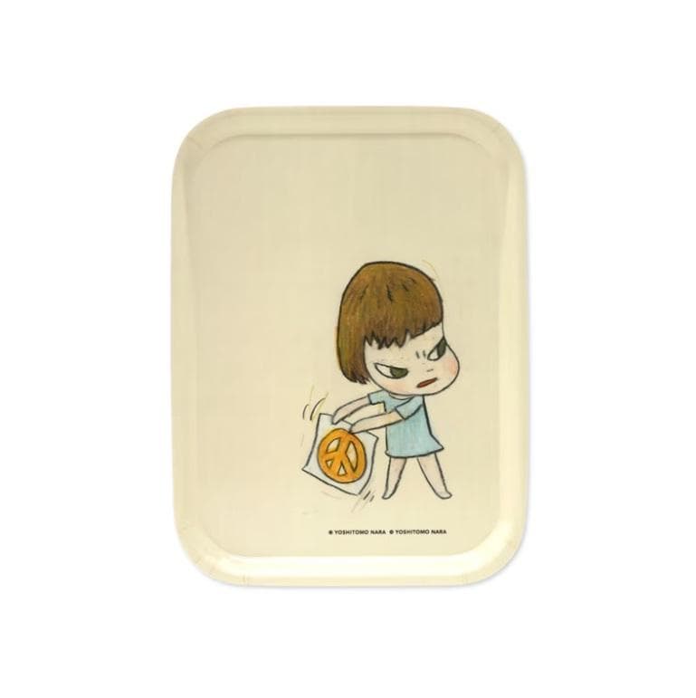 2枚セット 奈良美智　アートトレイ　Untitled 箱付き 皿 プレート