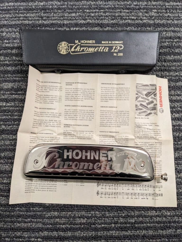 HOHNER　Chrometta 12　中古　　クロマチック ハーモニカ