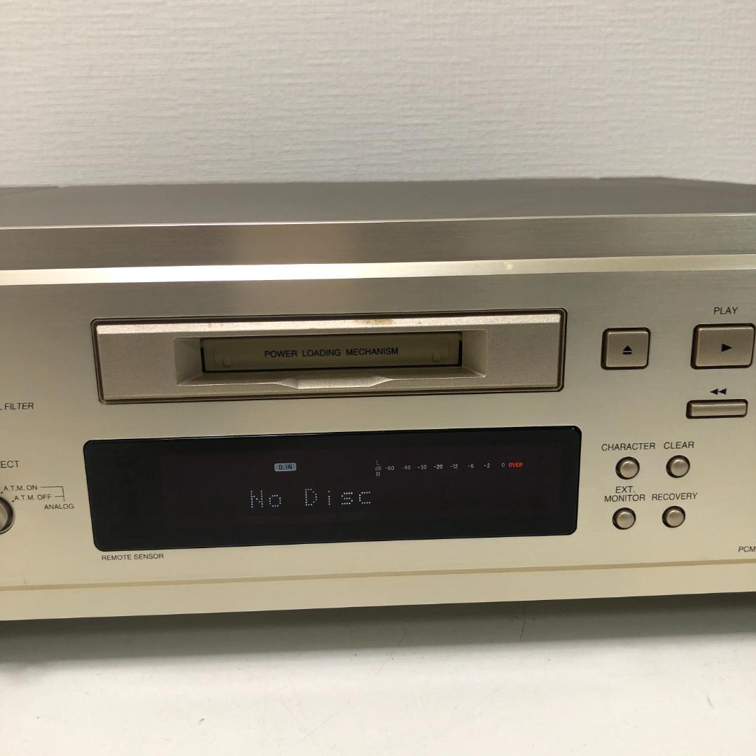 送料込 デノン DMD-1000 MDレコーダー 説明書 リモコン付 オーディオ